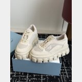 Prada Suede And Re-Nylon Sneakers