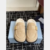 2026 prada Suede mules