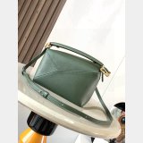 Best Loewe Mini Puzzle Calf Leather Handbag 18cm