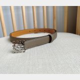Top Loewe Pebble Grain Calf Anagram Belt 2.0CM