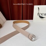 Top Loewe Supple Grain Calf Round Soft Belt 3.2CM