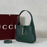 Gucci Jackie 1961 Medium 1:1 Mirror 820415 Green Bag