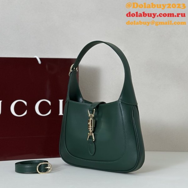 Gucci Jackie 1961 Medium 1:1 Mirror 820415 Green Bag