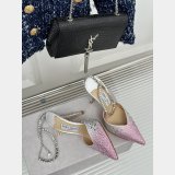 Jimmy Choo Saeda Pumps with Crystals