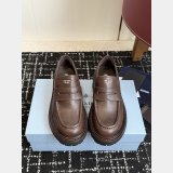 2026 Prada leather loafers