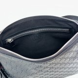 Gucci GG Emblem Medium Crossbody Luxury 850214 Black Bag