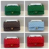 AAA+ Quality FLAP CC Handbag 25cm Caviar Leather