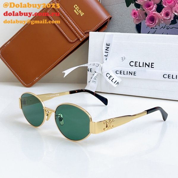 Celine Triomphe Sunglasses in Metal