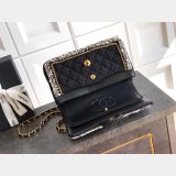 2026 CC Tweed FLAP BAG Black