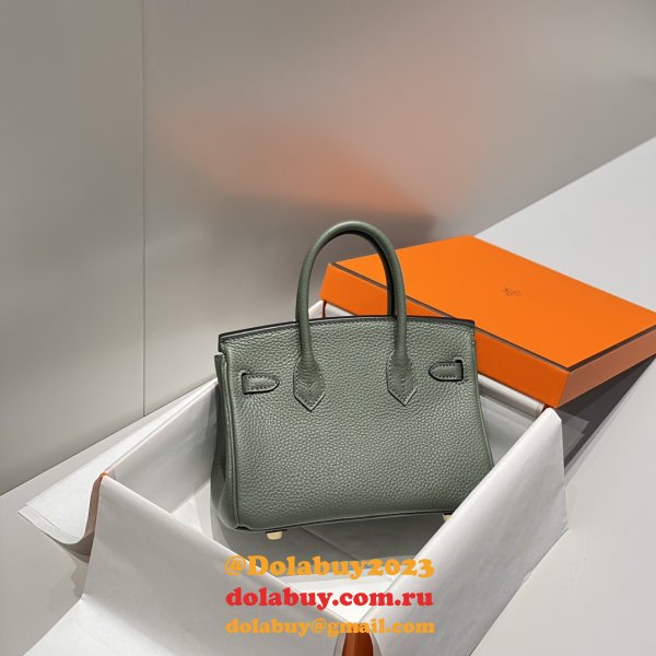 Top 20CM hermes Mini birkin togo With Strap