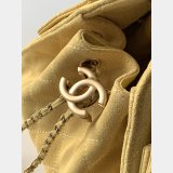 Best CC AS5631 25 Hobo Metallic Grained Calfskin Bag