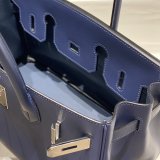 Luxury hermes Human handmade stiching birkin bag 29cm Swift leather