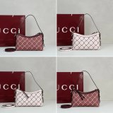 Gucci High Quality 847450 GG Emblem Small Shoulder Bag