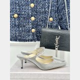 Jimmy Choo Bing Mules with Crystal Strap