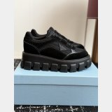 Prada Suede And Re-Nylon Sneakers