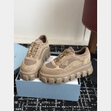 Prada Suede And Re-Nylon Sneakers