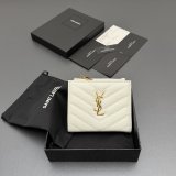 CASSANDRE MATELASSE bi-fold wallet in grain leather