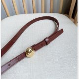Top Loewe Smooth Calf Pebble Belt