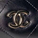 Perfect 1:1 Hobo Shiny AS6138 Black Bag