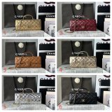 2026 CC Lambskin Clutch AS5280