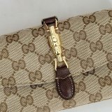 Gucci AAA+ 867156 Jackie Small Shoulder Black/Sand Bag