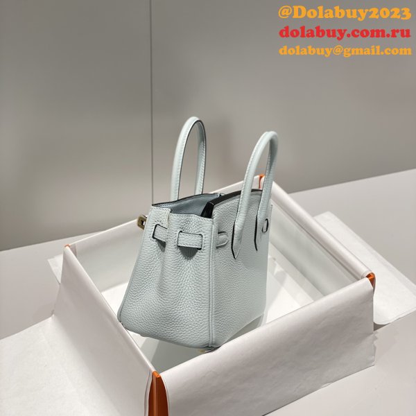 Top 20CM hermes Mini birkin togo With Strap