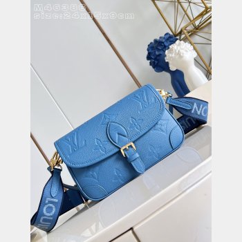 Louis Vuitton Diane Monogram Empreinte M27362 Blue Bag