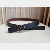 Top Loewe Reversible Anagram Belt 2.8CM