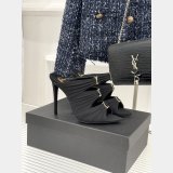 Top Quality YSL EMILIE mules in satin crepe