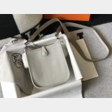 Best Hermes Mini 17CM Evelyne Bag Togo Leather