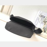 Small Flex messenger in canvas and suede
