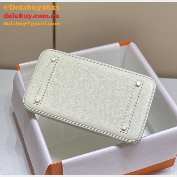Hermes Birkin 35cm Togo leather Handbags Cream
