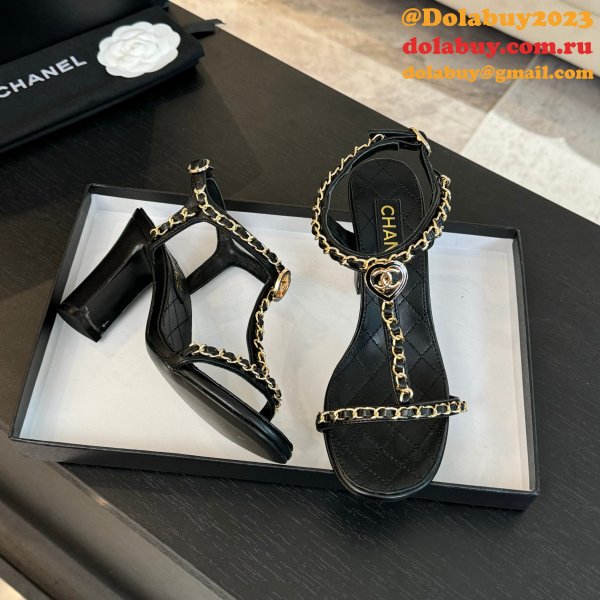 Best CC 2025ss Heart Sandals