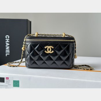 Top Quality Vintage Black Vanity Case 3651 Bag