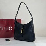 Gucci Top Quality Jackie 1961 A005XN Black Shoulder Bag