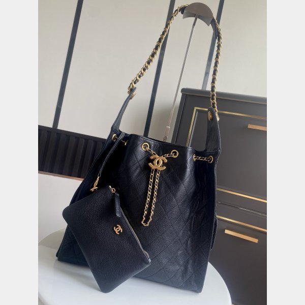 25C CC Hobo Medium Grained Calfskin Handbag AS5311